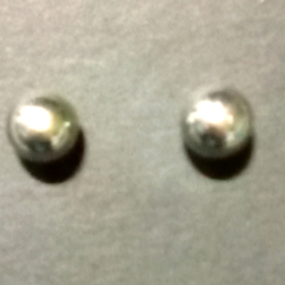 Silver earrings